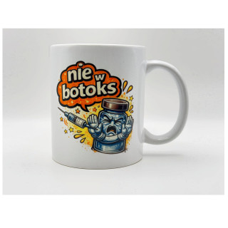 Kubek „nie w botoks” 330 ml – śmieszny prezent beauty
