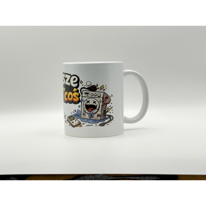 Kubek Zawsze kur coś – śmieszny kubek dla mechanika