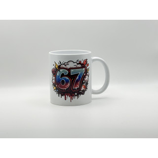 Kubek 67 Graffiti – Stylowy Kubek Street Art dla Młodzieży